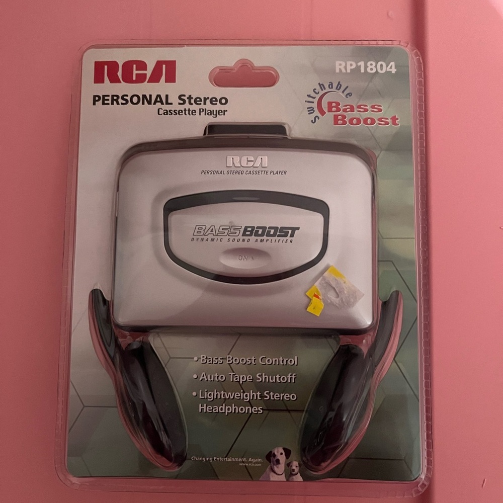 RCA Personal Stereo Cassette Player New Sealed Grey